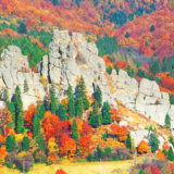 Урицкие скалы.Осень