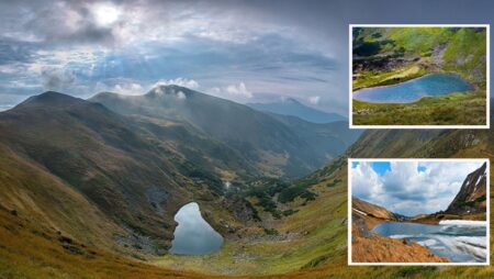 Lake Brebeneskul. Carpathians