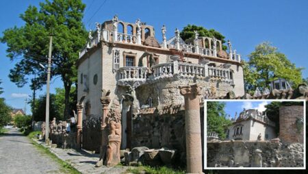House with chimeras in Lutsk