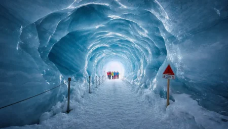Mont de Lans Glacier: the icy world of the French Alps