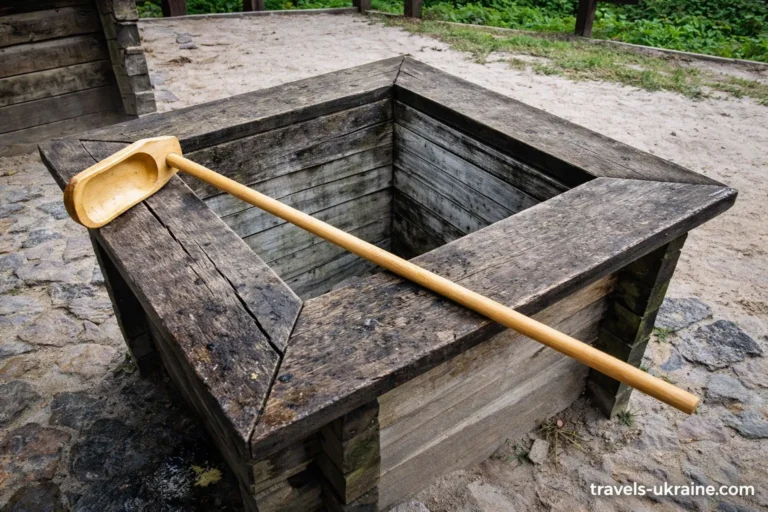 лісове урочище з трьома криницями