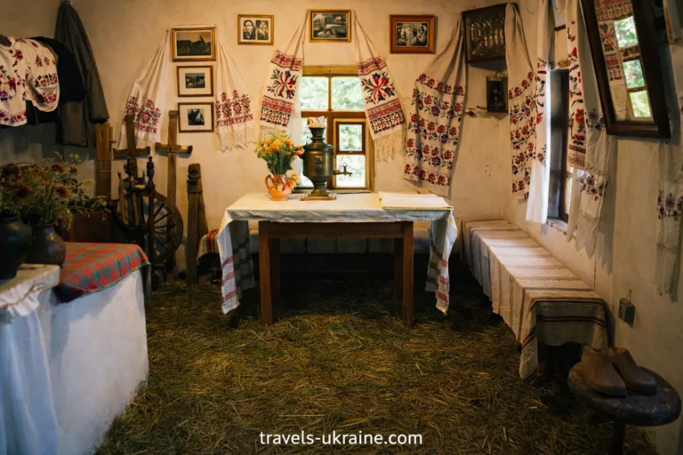 Традиційний інтер'єр української оселі,заповідник «Батьківщина Тараса Шевченка»