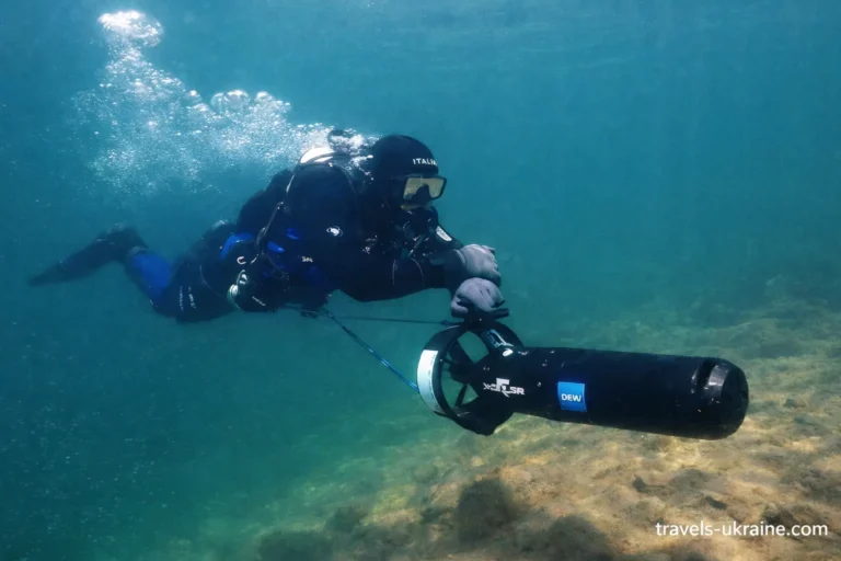 Пашинський кар’єр, дайвінг