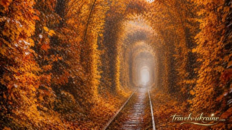 Клеванський Тунель Кохання, осінь
