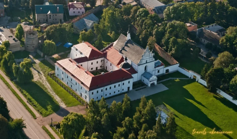 Летичівський замок з висоти