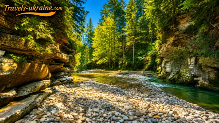 Чемегівський каньйон з річкою