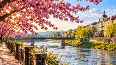 Uzhhorod Spring: The Magic of Sakura Blossoms