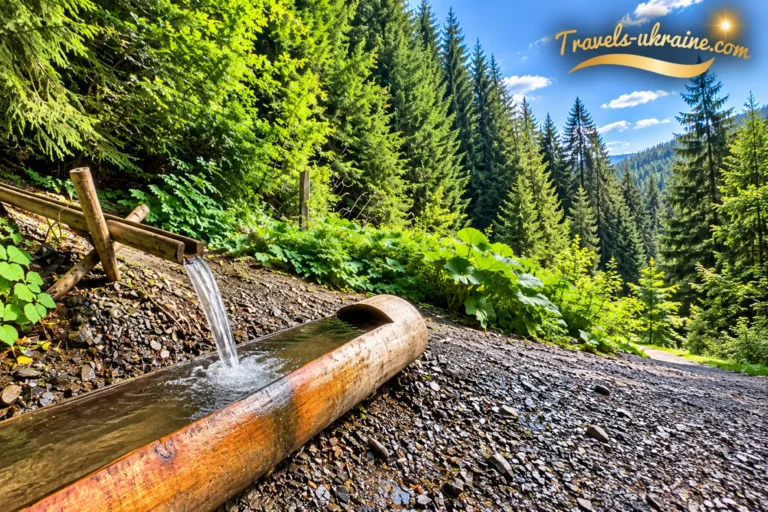 Джерельна вода біля озера Гірське Око