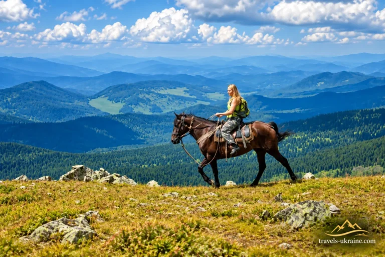 Верхова їзда на Драгобраті