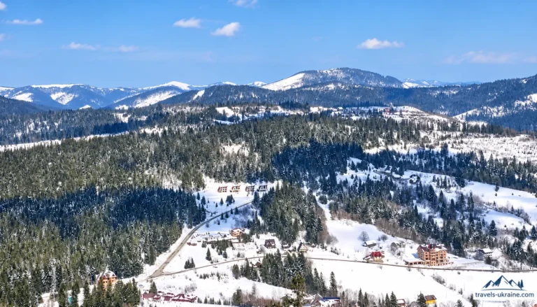 Панорама курорту Орявчик-Звенів