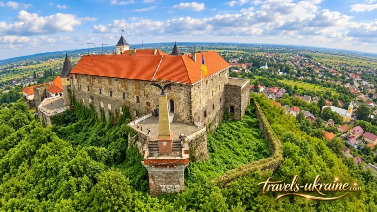 Панорама замку Паланок