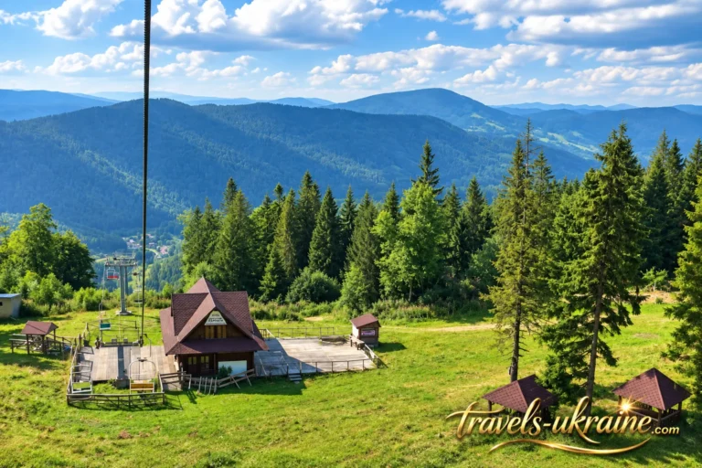 Гірський курорт і канатна дорога Славсько