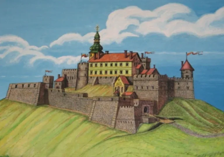 3-D реконструкція Хустського замку