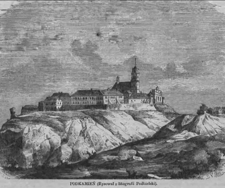 Броніслав Подбєльський: Підкамінь. Монастир дереворит 1861