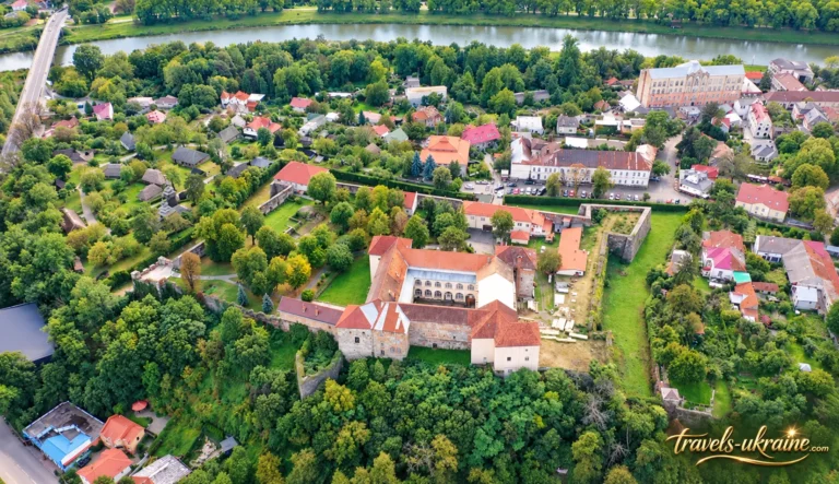 Ужгородський замок з висоти