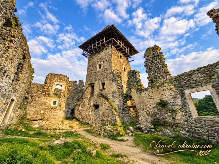 Невицький замок у руїнах