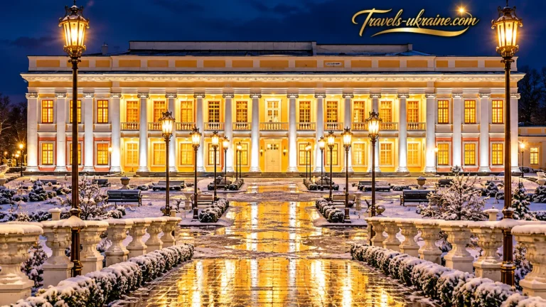 Засніжений палац у Тульчині